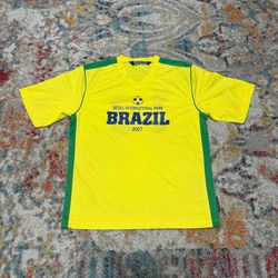 Brazil 2007 Seoul International Soccer Jersey