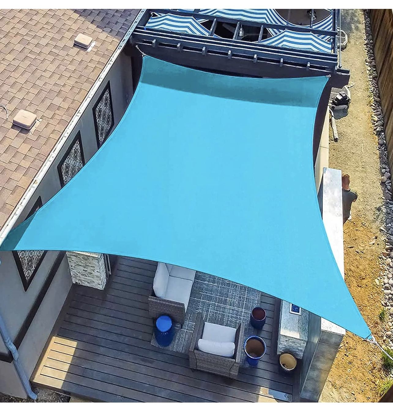 Sun Shade Sail Tarp for Sale in Fontana, CA OfferUp