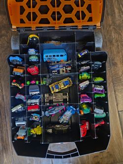 Toy Cars with carrying case