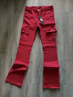 Without Me Stacked Skinny Flare Pants (new) sz: 30