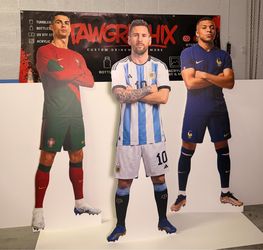 Life-Size World Soccer Player Standees
