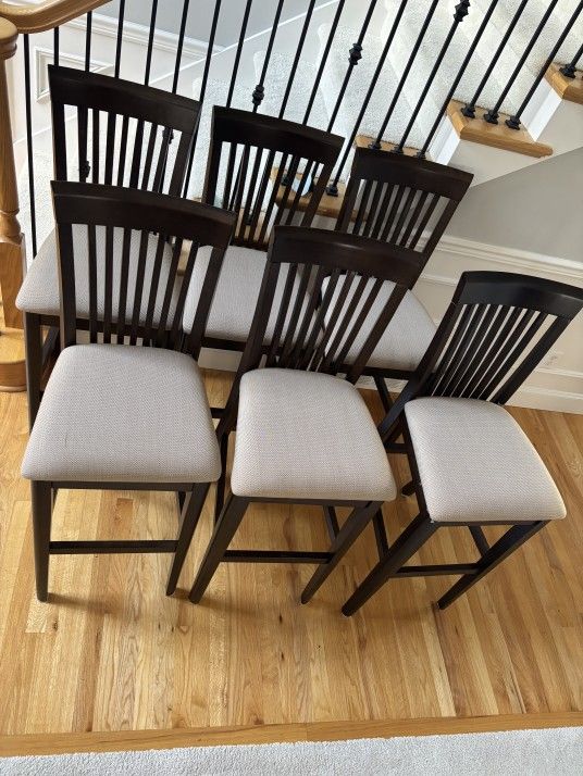 6 High End Bar Stools