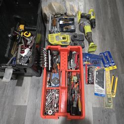 Robin Battery Drill, Grinder And Charger