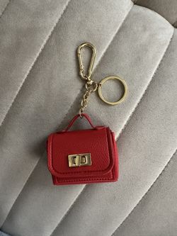 Red Mini Handbag Keychain Bag Charm