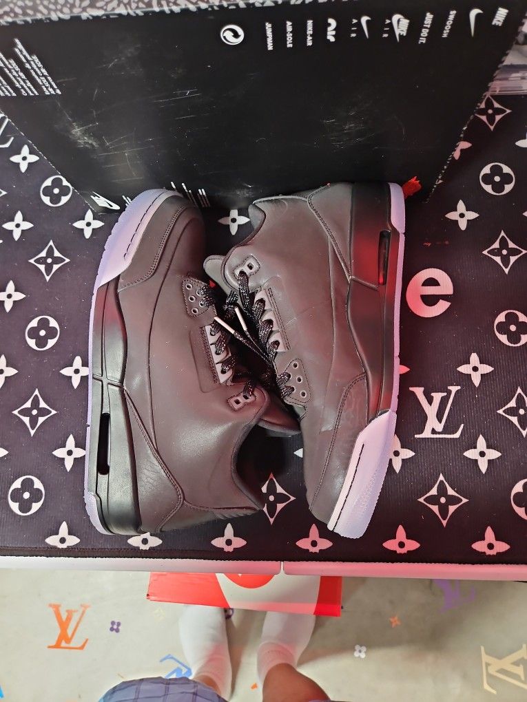 Mens Size 10 Jordan 3 5lab3 Black