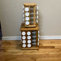 Carousel Spice Racks — Wood