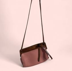 Pink Leather Purse