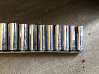 Craftsman 3/8 drive metric 12 point deep sockets