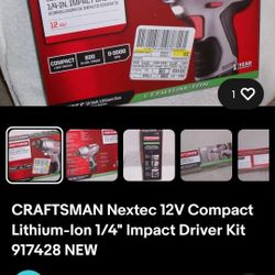 Craftsman 1/4 Impact Driver Tool