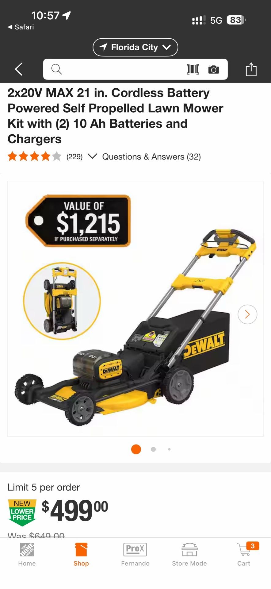 Dewalt Lawn Mower