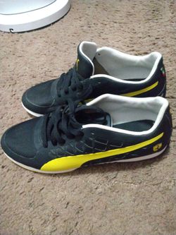 Puma Valorosso 2 Ferrari Black Yellow Size 10