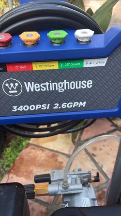 Westinghouse Gas powered pressure washer 3400 PSI 2.6GPM