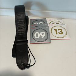 Fender Strings And Strap