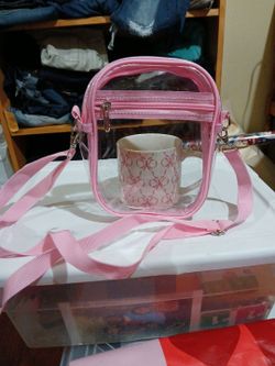 Pink cross bag