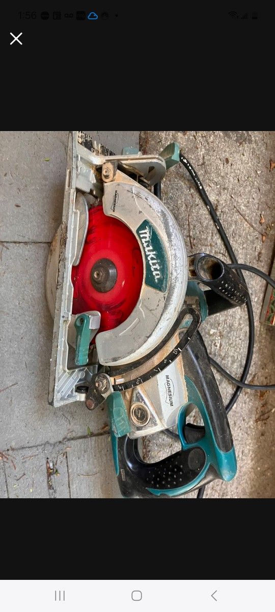 Makita  Circular Saw  Perfect Condition  90.00 