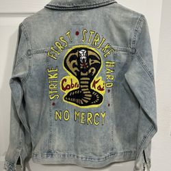 Home Made cobra kai Denim Jacket Boys XL