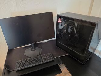 IBUYPOWER , intel core i7 ,NVIDIA Geforce RTX 4060 8GB. 32GB DDR5 RAM - 1tb Nvme SSD BlACk with an Alienware monitor 365ghz