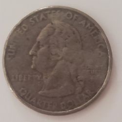 Virginia State Quarter 2000 D With Error