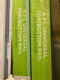 Universal top/bottom rail, 6ft