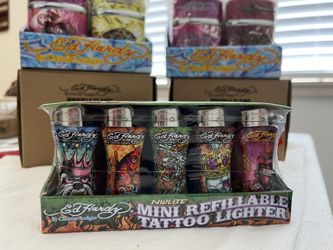 ed hardy cigarette lighters OIL LIGHTER TATTOO ART refillable Flip-Top Zippo SELECT 1 Ed Hardy Christian Audigier ENZO