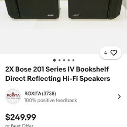 Bose 201 Speakers 