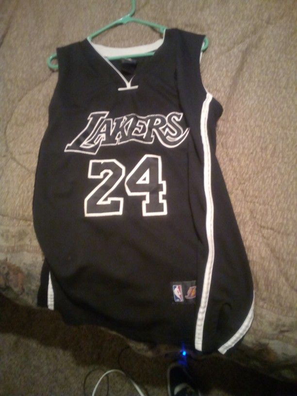 Black And White Kobe Jersey 