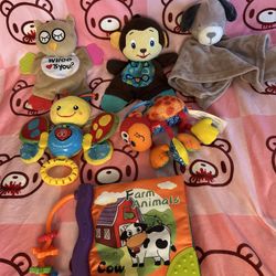 Baby Teether Lovey Toy Lot