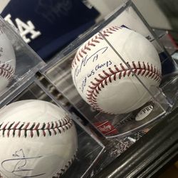 Mike Trout & Max Muncy Autographed Baseball 