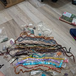 Large Jewelry-Making Lot – Beads, Tools, Charms & Supplies
