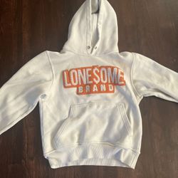 White Lonesome Hoodie 