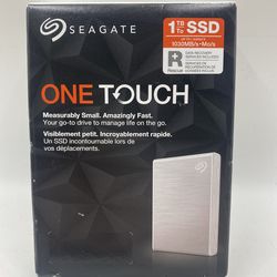 External SSD SATA Seagate - STKG1000401 - One Touch 1000 GB 2.5" - Silver