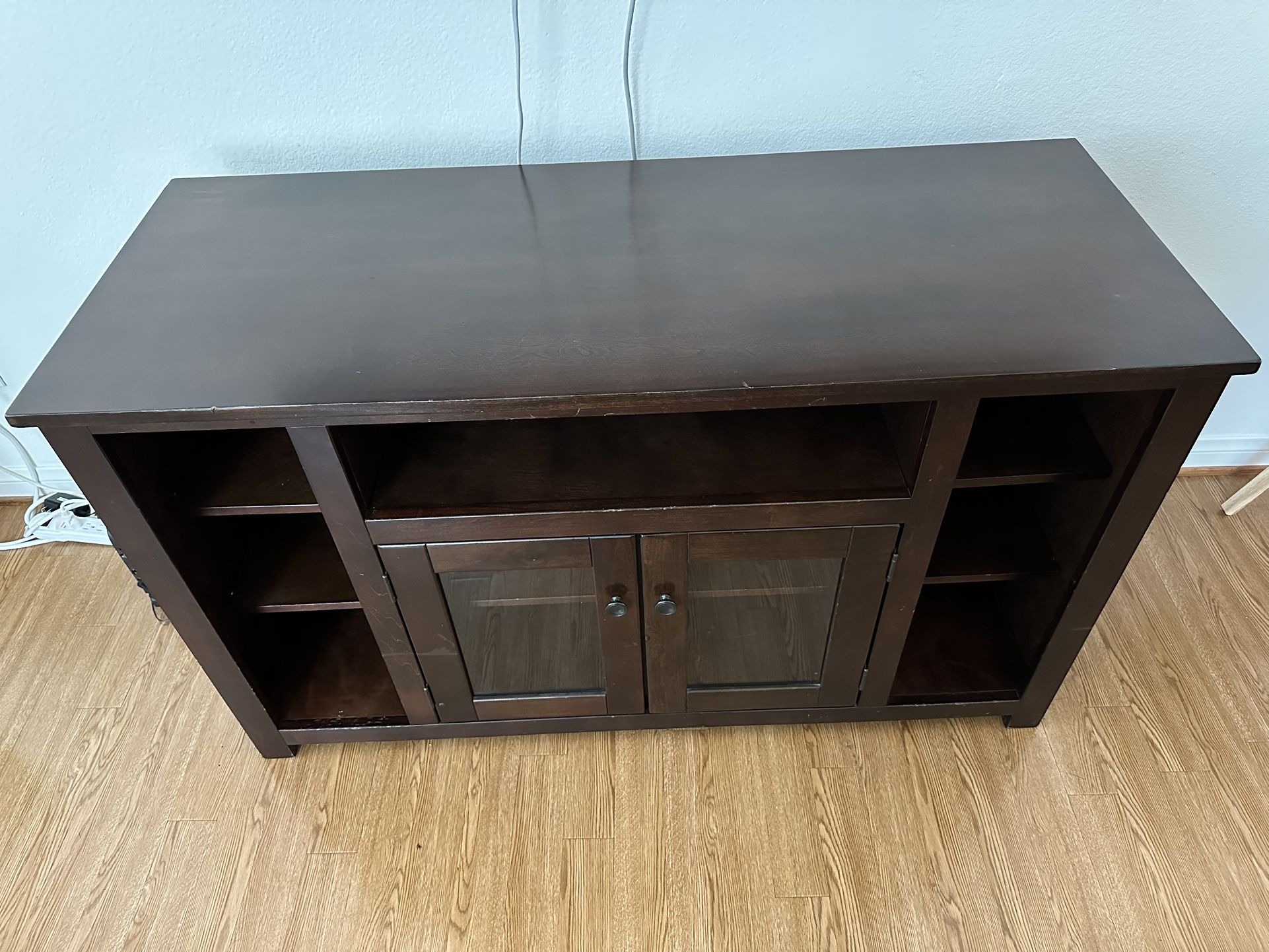 Dark Wood Buffet / Media Console - $100