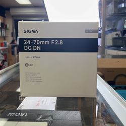 Sigma 24-70mm F2.8 