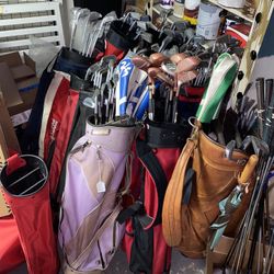 HUGE VARIETY of NEW, USED, VINTAGE GOLF CLUBS- DRIVERS/IRONS/PUTTERS/GOLF BAGS- Left Hand/Right Hand 