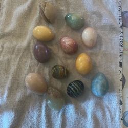 Dozen Glass Eggs
