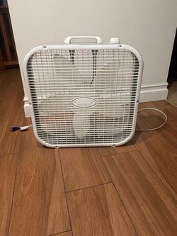 Lasko White Box Fan- price is firm