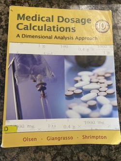 Medical Dosage Calculations 10th Edition