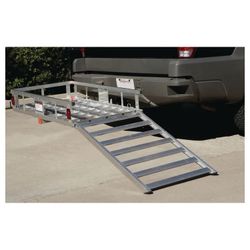500 lb. Capacity Aluminum Mobility Wheelchair and Scooter Carrier