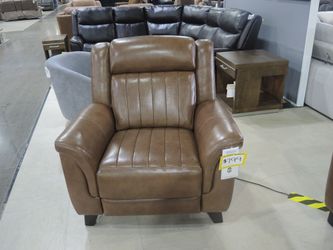 Barcalounger Kimball Leather Dual Power Recliner Chair - Floor Sample Deal