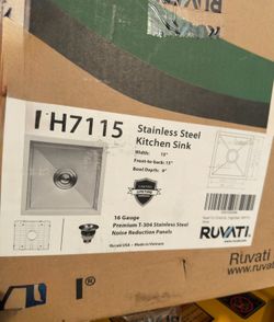 RUVATI Stainless Steel Sink