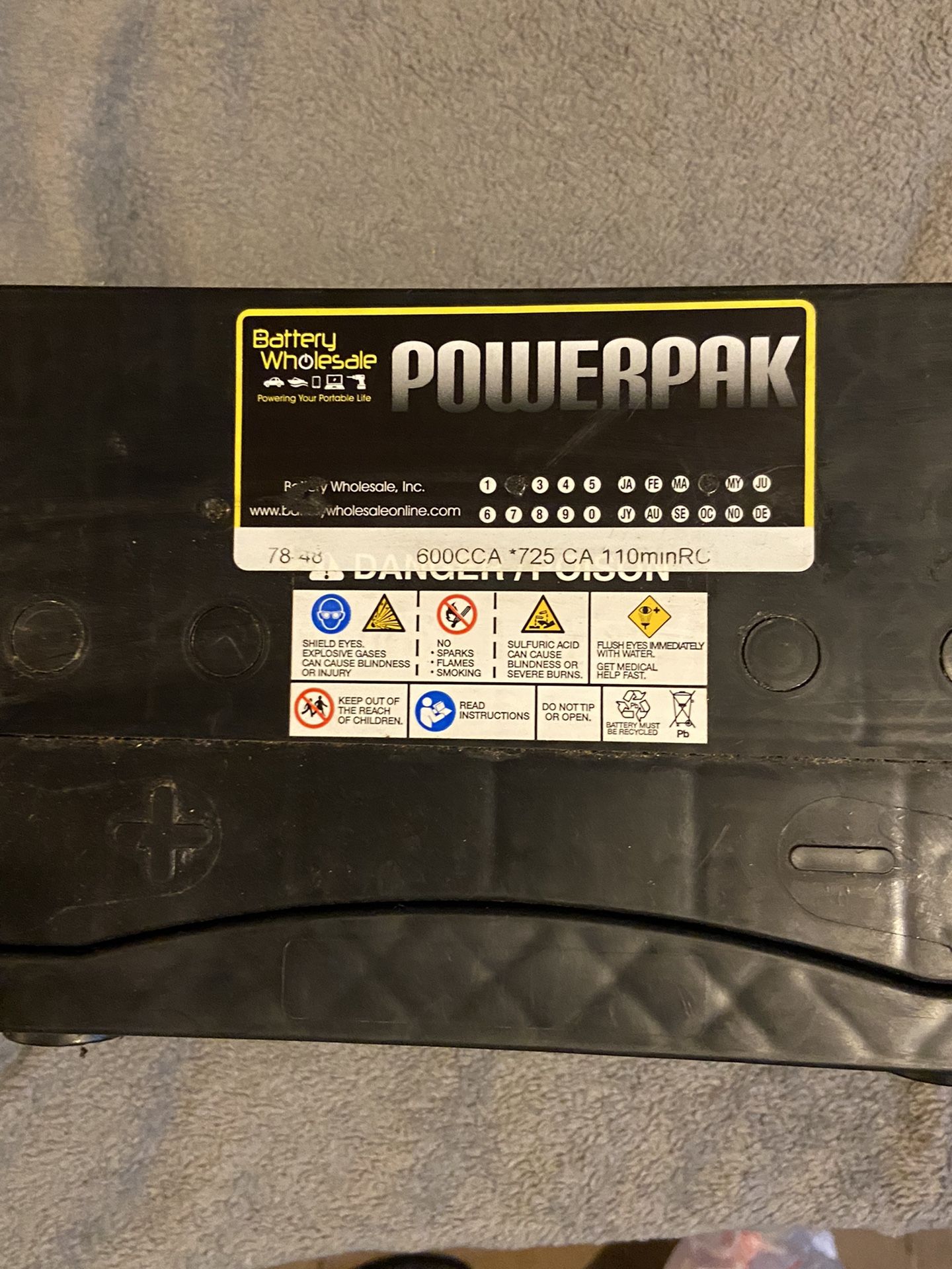 Side Post Battery