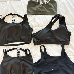 Set Of 5 Nike, Shein, Victoria’s Secret Sports Bras