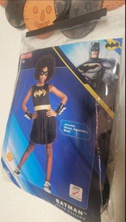 Batgirl Child Halloween Costume Large 8-10 (NEW)