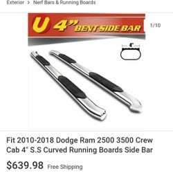 Bent side bars new