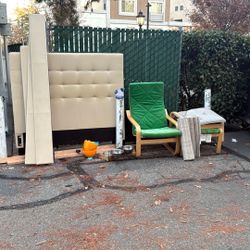 ALL FREE! Queen Bed Frame, IKEA Chair, Dog Bowls, Air Purifier, File Cabinets 