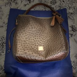 Ostrich Twist Strap Hobo 