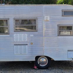 1964 Oasis vintage travel trailer...... California title.....very original Birchwood interior!!!