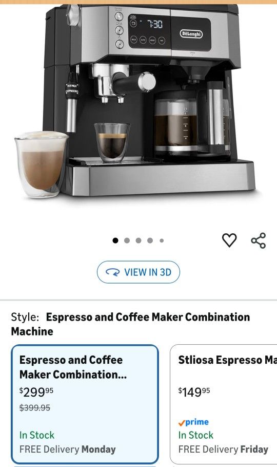 Delonghi Cappucino, Coffee, Espresso, Latte