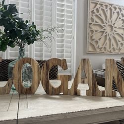 Wooden Letters- Wall Decor- Rustic