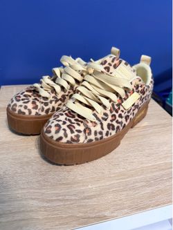 Puma Mayze Leopard Platform Sneakers Women